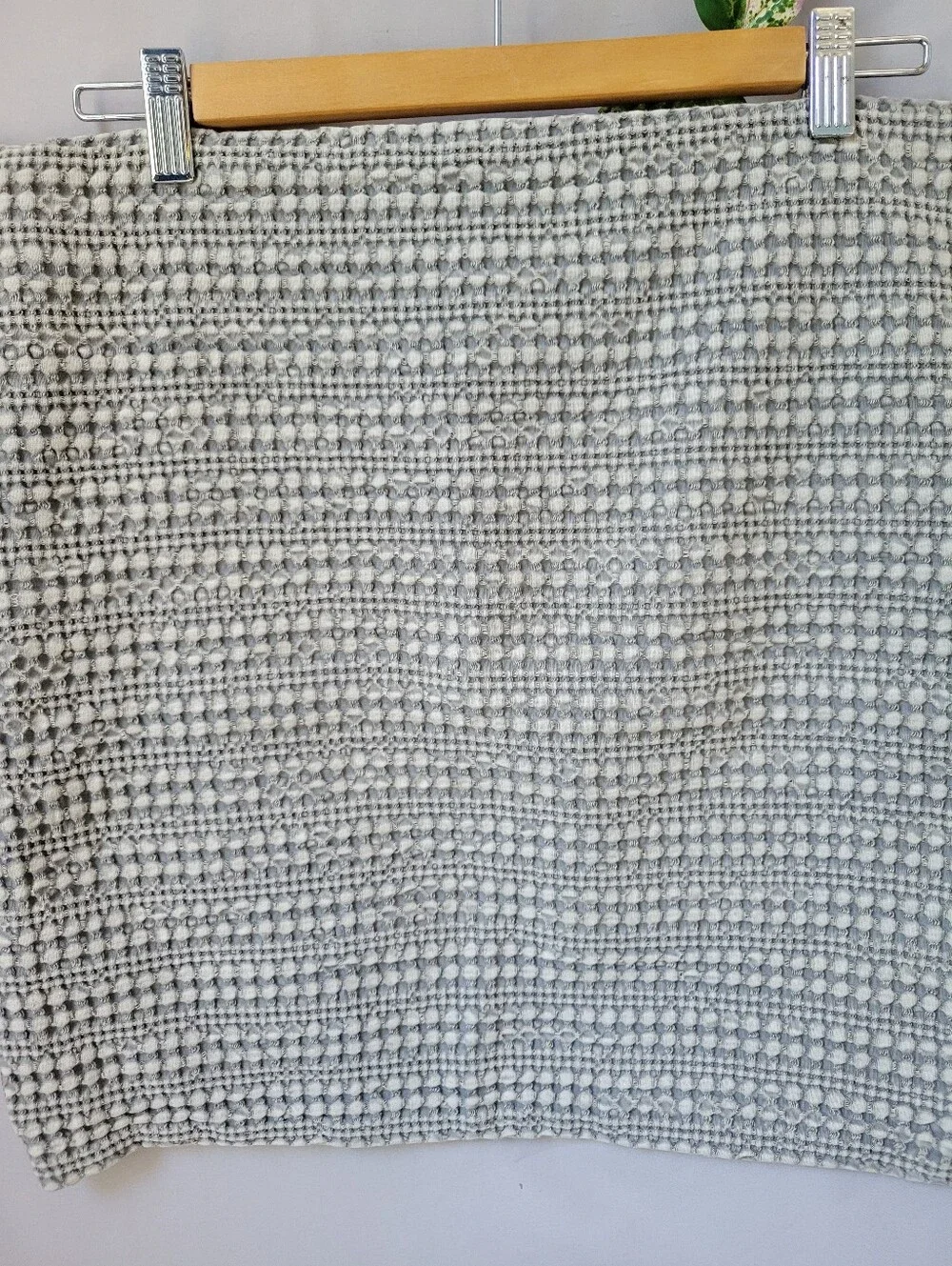 Pottery Barn Honeycomb Throw Pillow Cover Gray 18 x 18